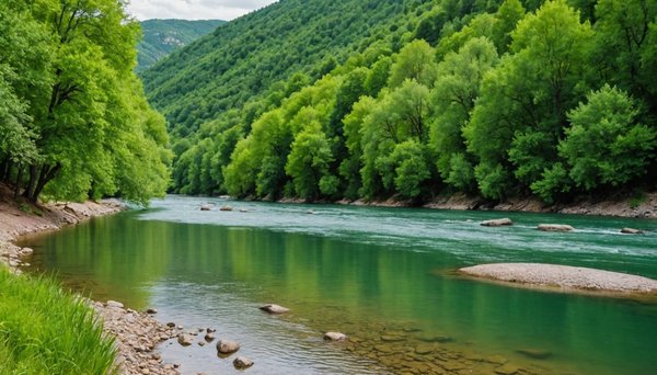 Un séjour au vert en bord de rivière dans les cévennes